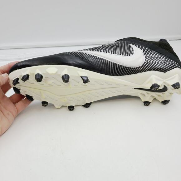 Nike Soccer Cleats Mens Size 13 Vapor Speed 2 White Black Football EUC - Picture 8 of 9